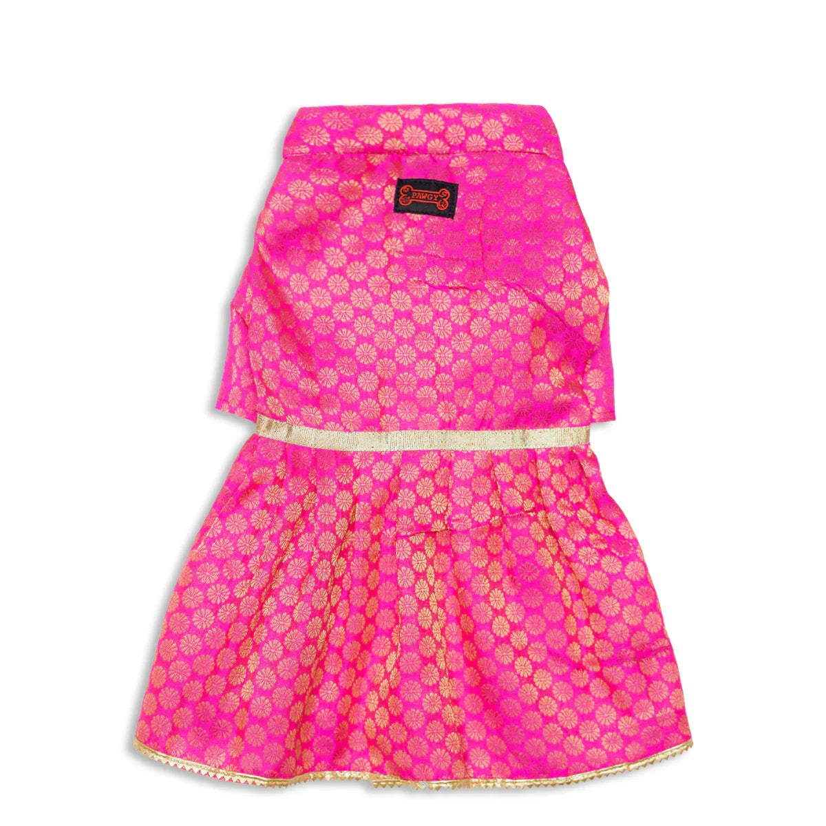 Pawgy Pets Occassion Wear Dog Dress Pink - Zigly