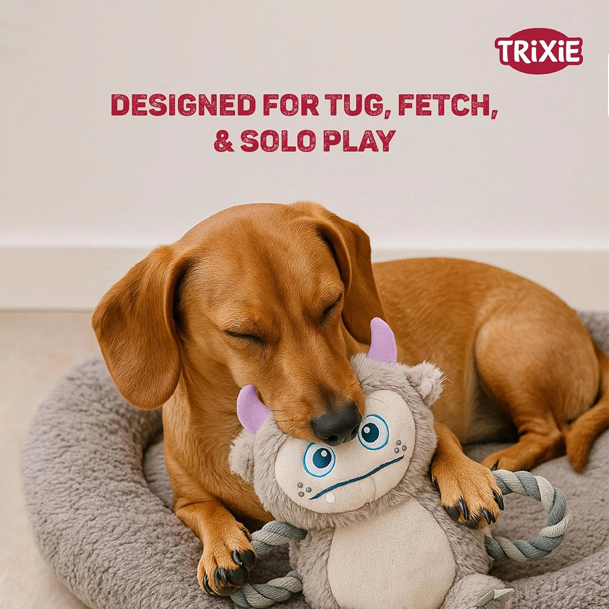 Trixie Monster Plush Recyled Dog Toy - 33cm