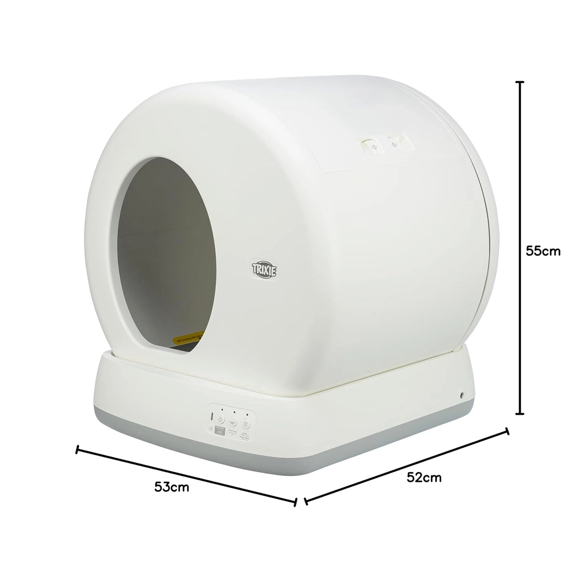 Trixie Self Cleaning Cat Litter Tray - White - 53x55.5x52cm