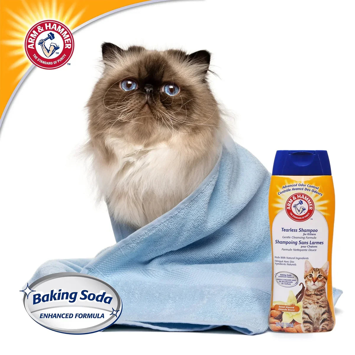Arm & Hammer Tearless Kitten Shampoo - 591ml