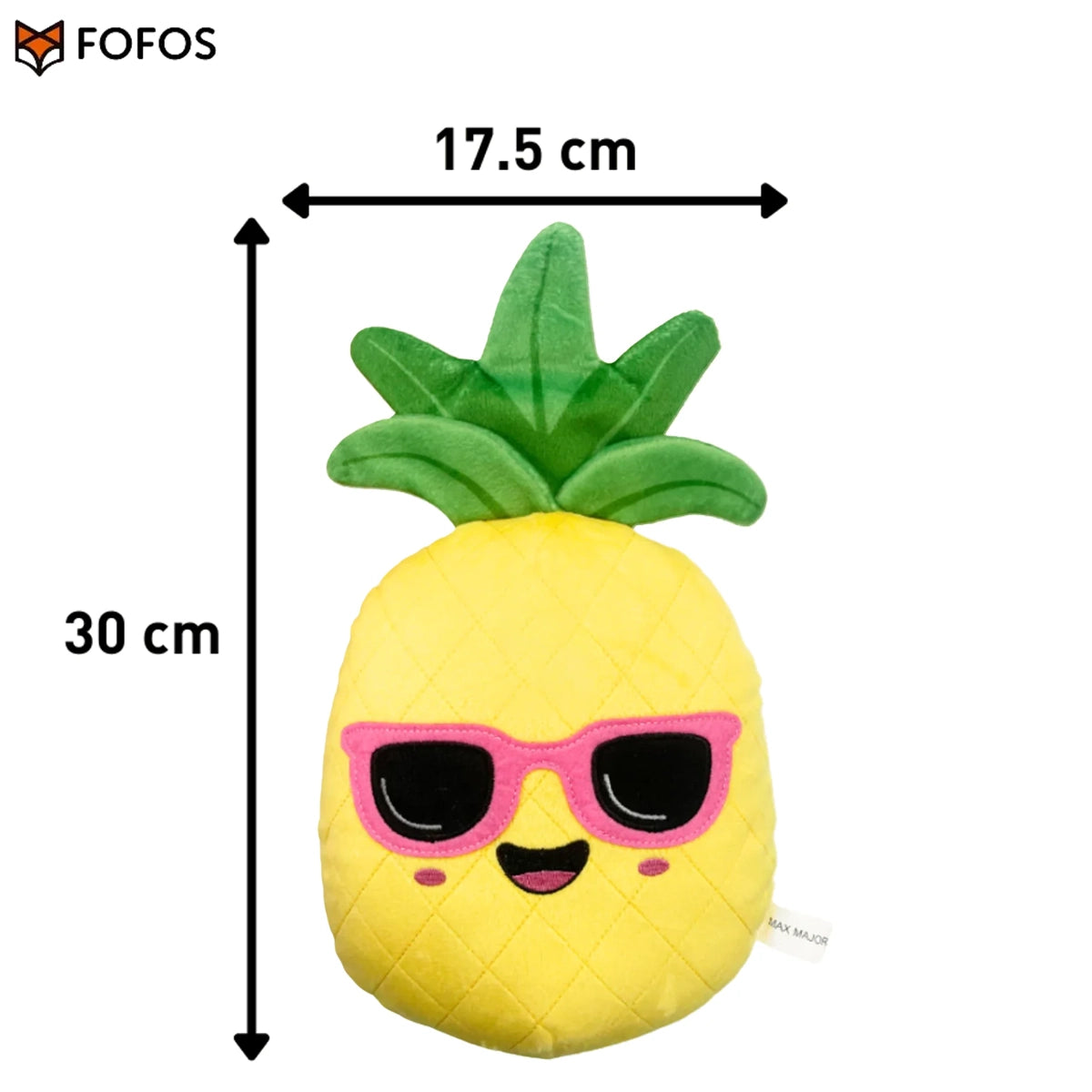 FOFOS Summer Plush Dog Toy - Pineapple