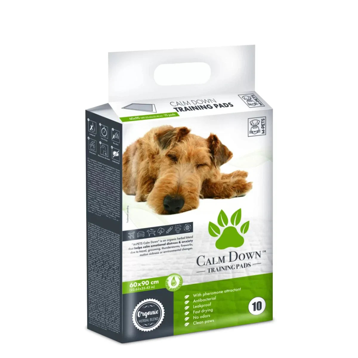 M-Pets Calm Down Travelling & Home Pads - 10 Pcs (90X60 cm) - Zigly