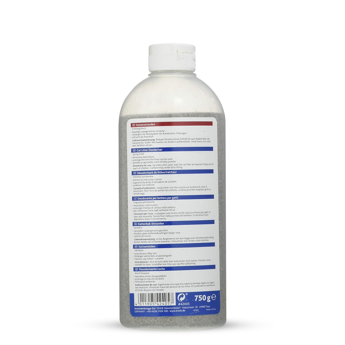 Trixie Simple 'N' Clean Cat Litter Deodorizer - Spring Fresh - 750g - Zigly
