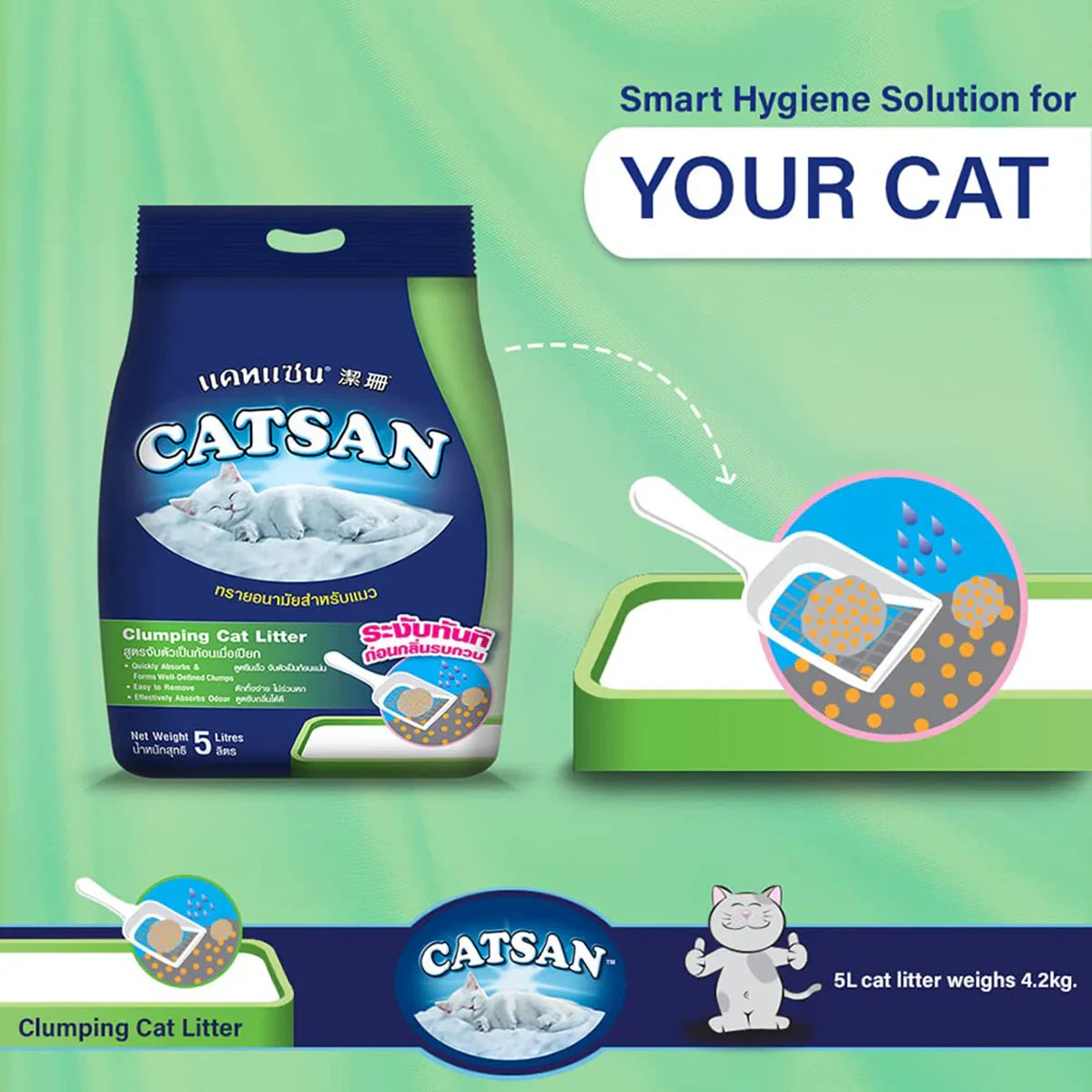 Catsan Ultra Odour Control Clumping Natural Cat Litter - Zigly