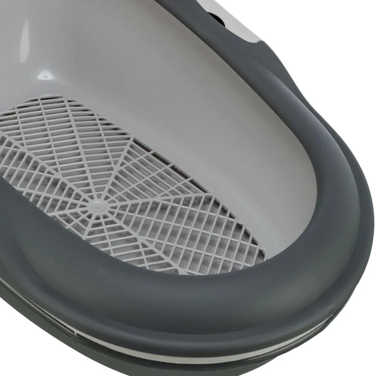 Trixie Berto Litter Tray Three Part with Separating System - Dark Grey - 23 inch - Zigly