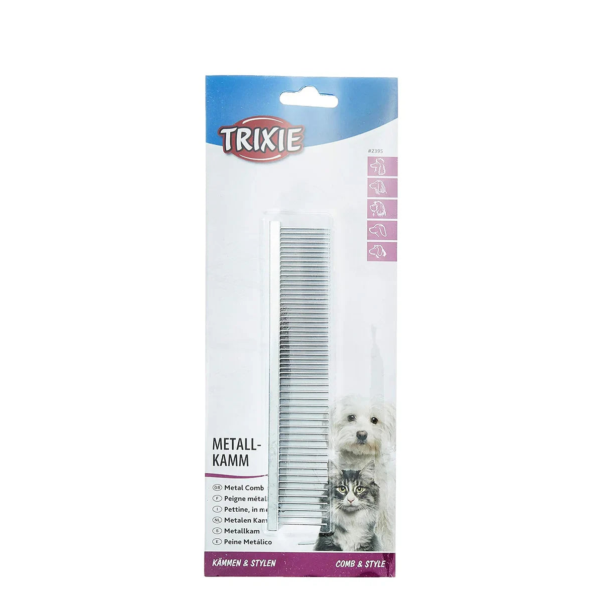 Trixie Metal Comb - 16cm - Zigly