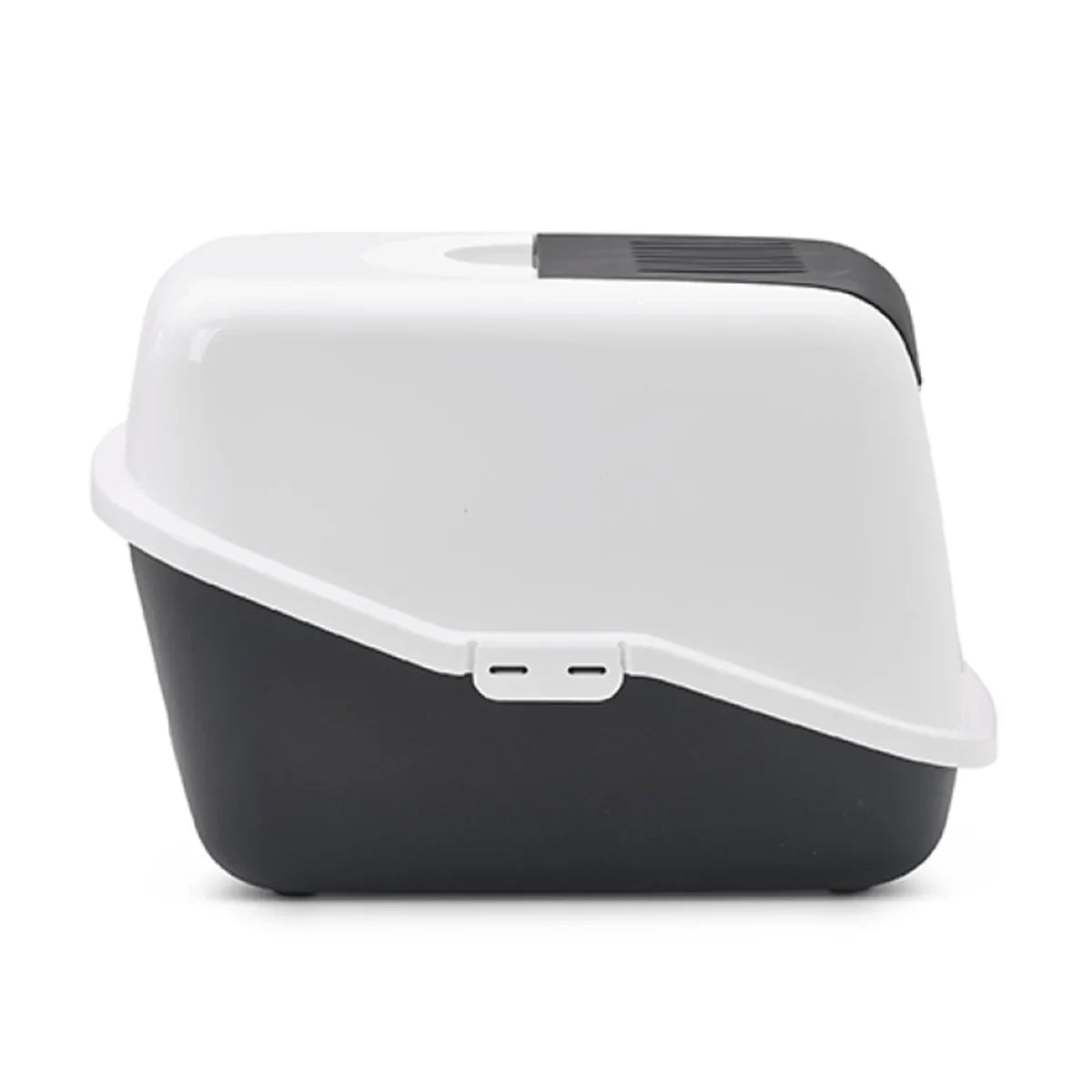 Savic Nestor Cat Toilet Home Black - 22x15x15 Inch - Zigly