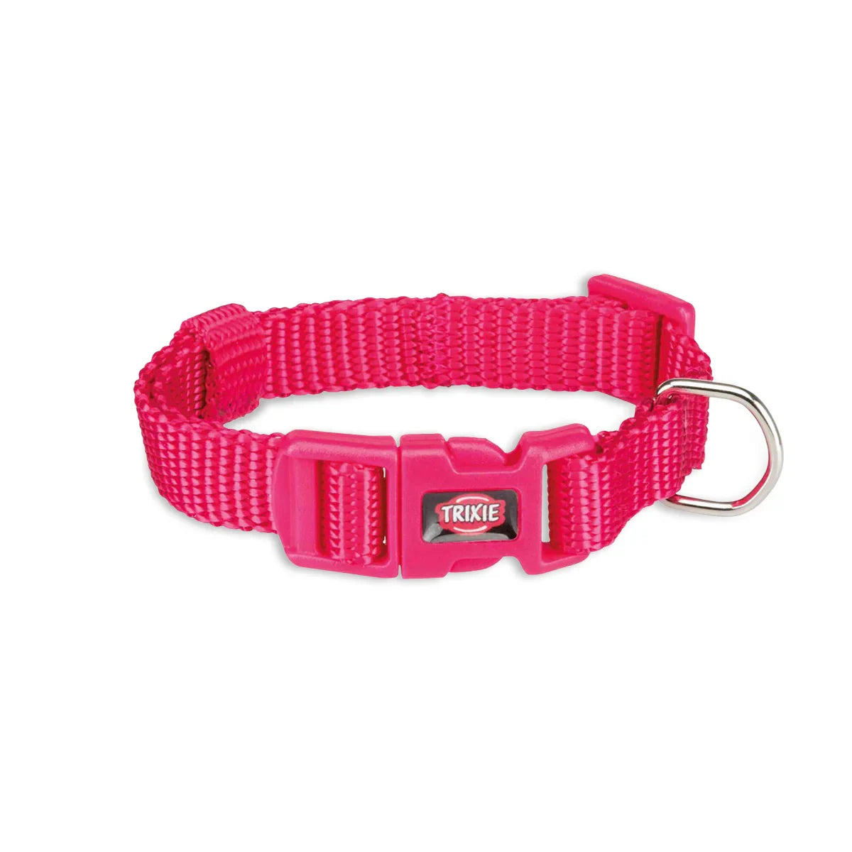 Trixie Premium Nylon Dog Collar Fuchsia M-L (35-55cm/20mm) - Zigly