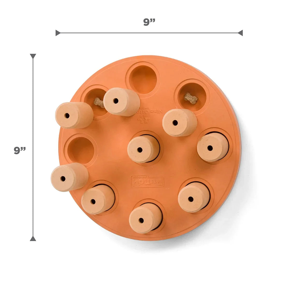 Outward Hound Smart Composite Interactive Dog Toy - 23cm - Orange - Zigly