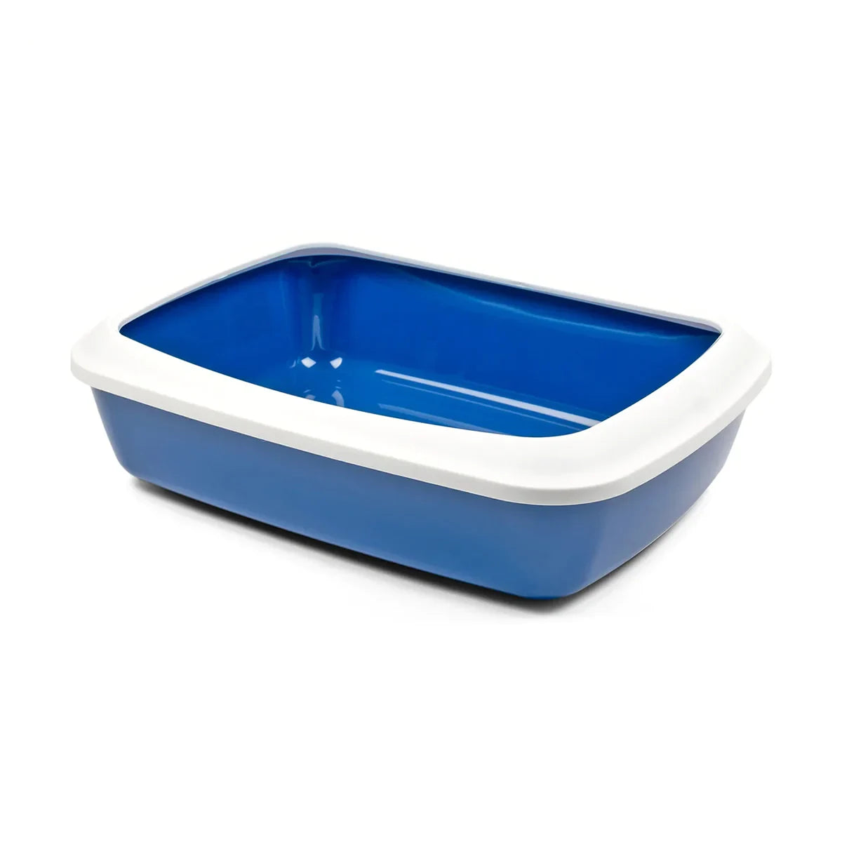 Savic Iriz Cat Litter Tray+Rim Nordic Blue - 43.18 cm - Zigly