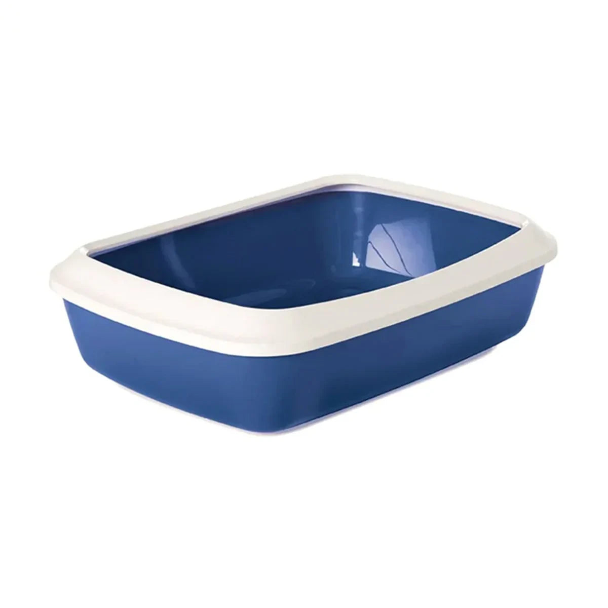 Savic Iriz Cat Litter Tray+Rim Nordic Blue - 43.18 cm - Zigly
