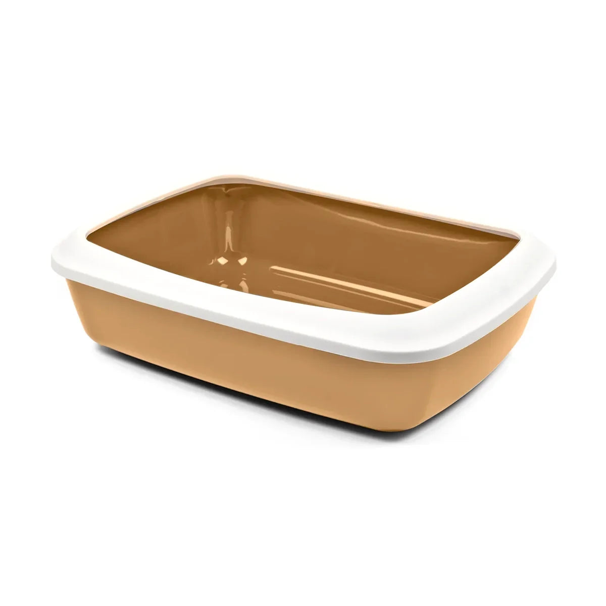 Savic Iriz Cat Litter Tray+Rim Nordic Brown - Zigly