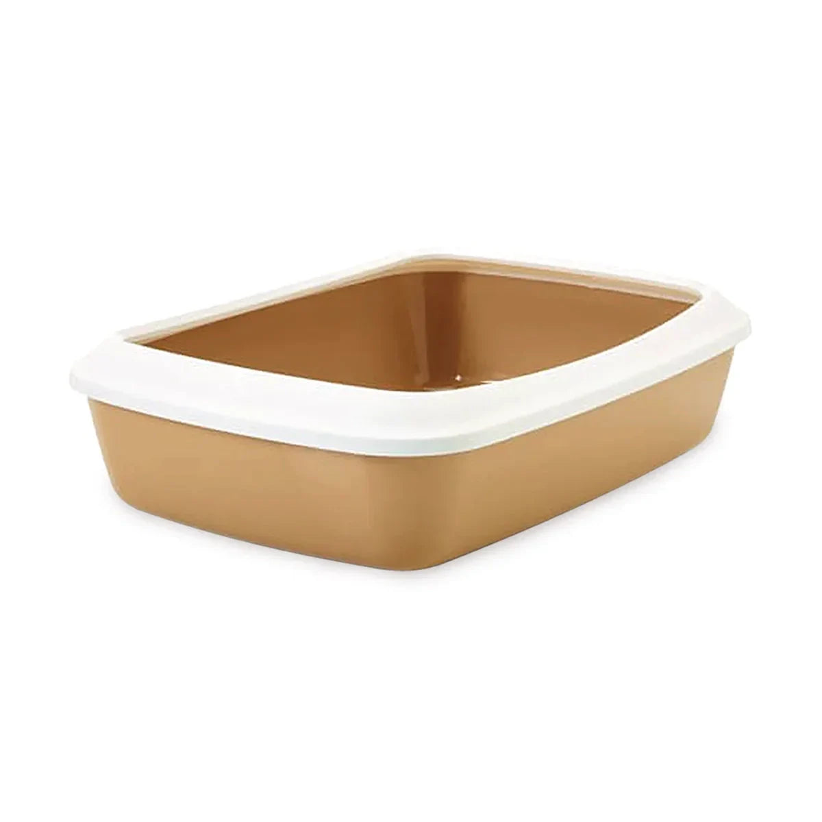 Savic Iriz Cat Litter Tray+Rim Nordic Brown - Zigly