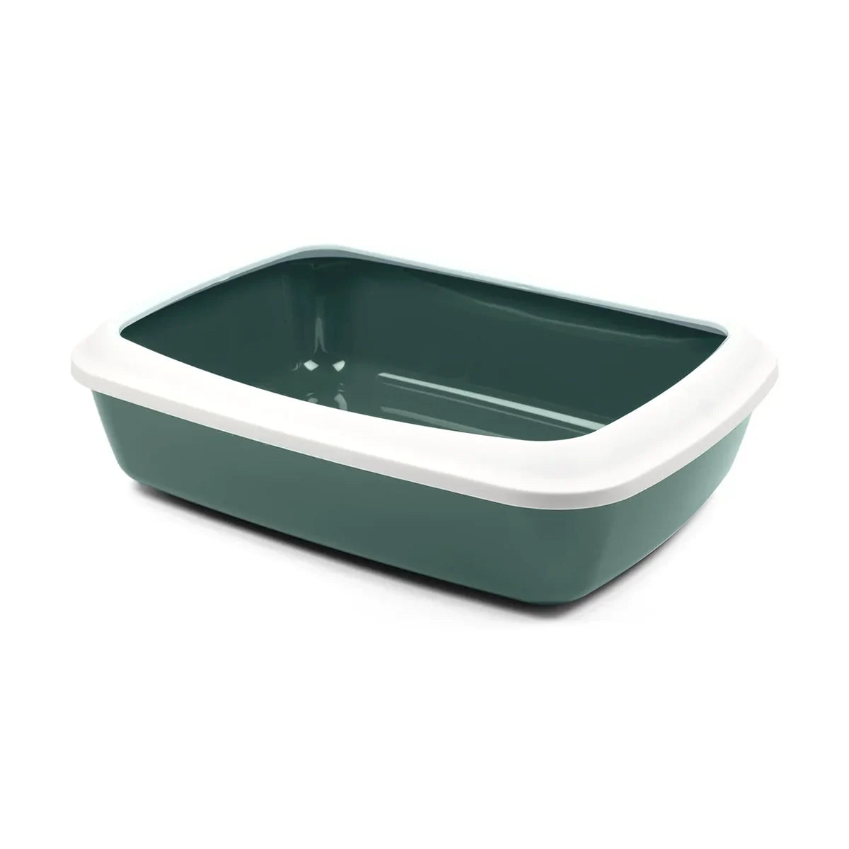 Savic Iriz Cat Litter Tray+Rim Nordic Green - 50.8 cm - Zigly
