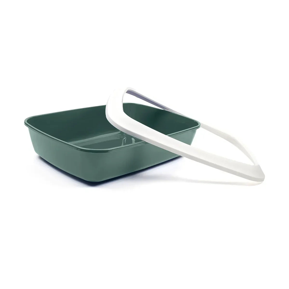 Savic Iriz Cat Litter Tray+Rim Nordic Green - 50.8 cm - Zigly