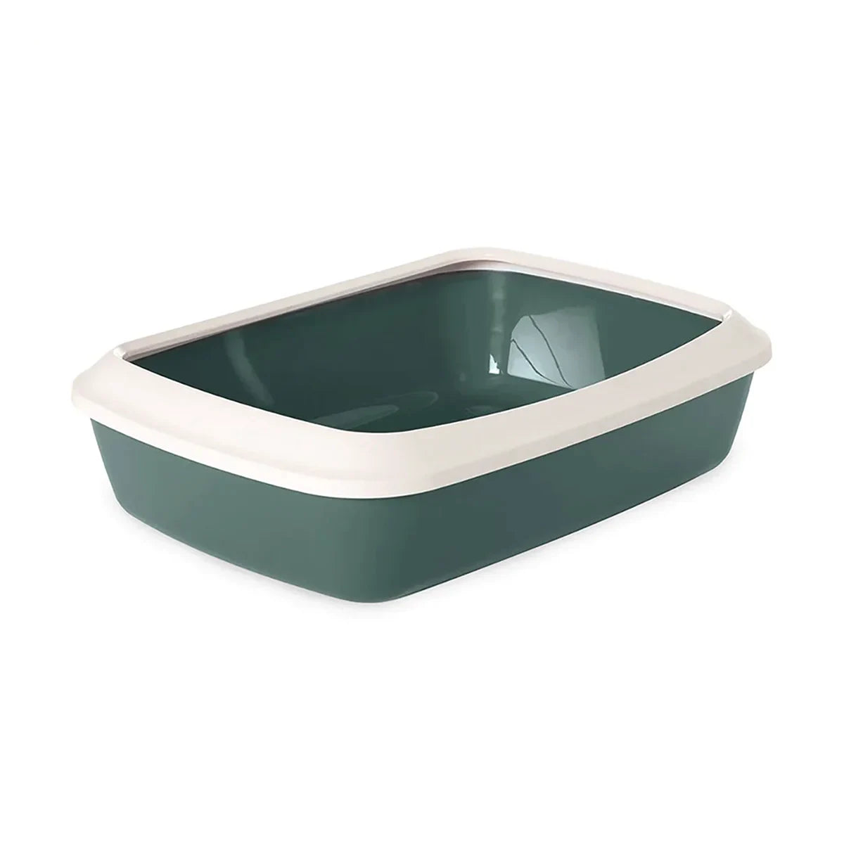 Savic Iriz Cat Litter Tray+Rim Nordic Green - 50.8 cm - Zigly