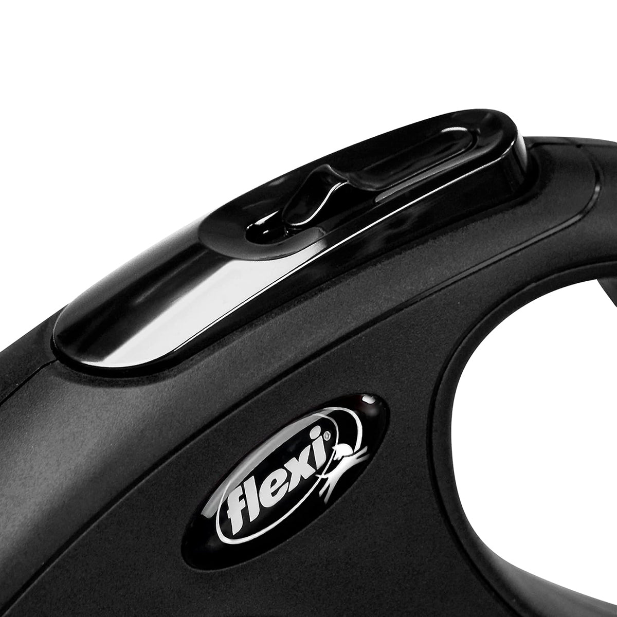 Flexi Classic Tape Retractable Dog Leash - Black - Zigly