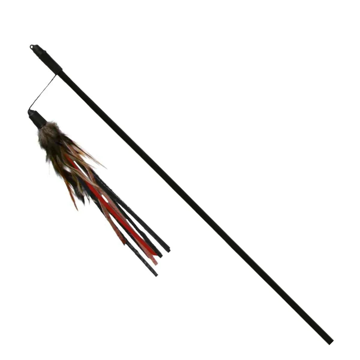Trixie Playing Rod With Leather Straps And Feathers Cat Toy - Zigly