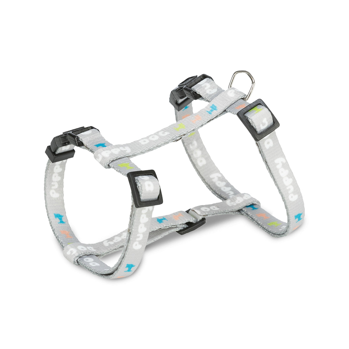 Trixie Junior Puppy Harness With Leash-Light Grey