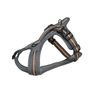 Trixie Fusion Touring Harness-Graphite/Papaya - Zigly
