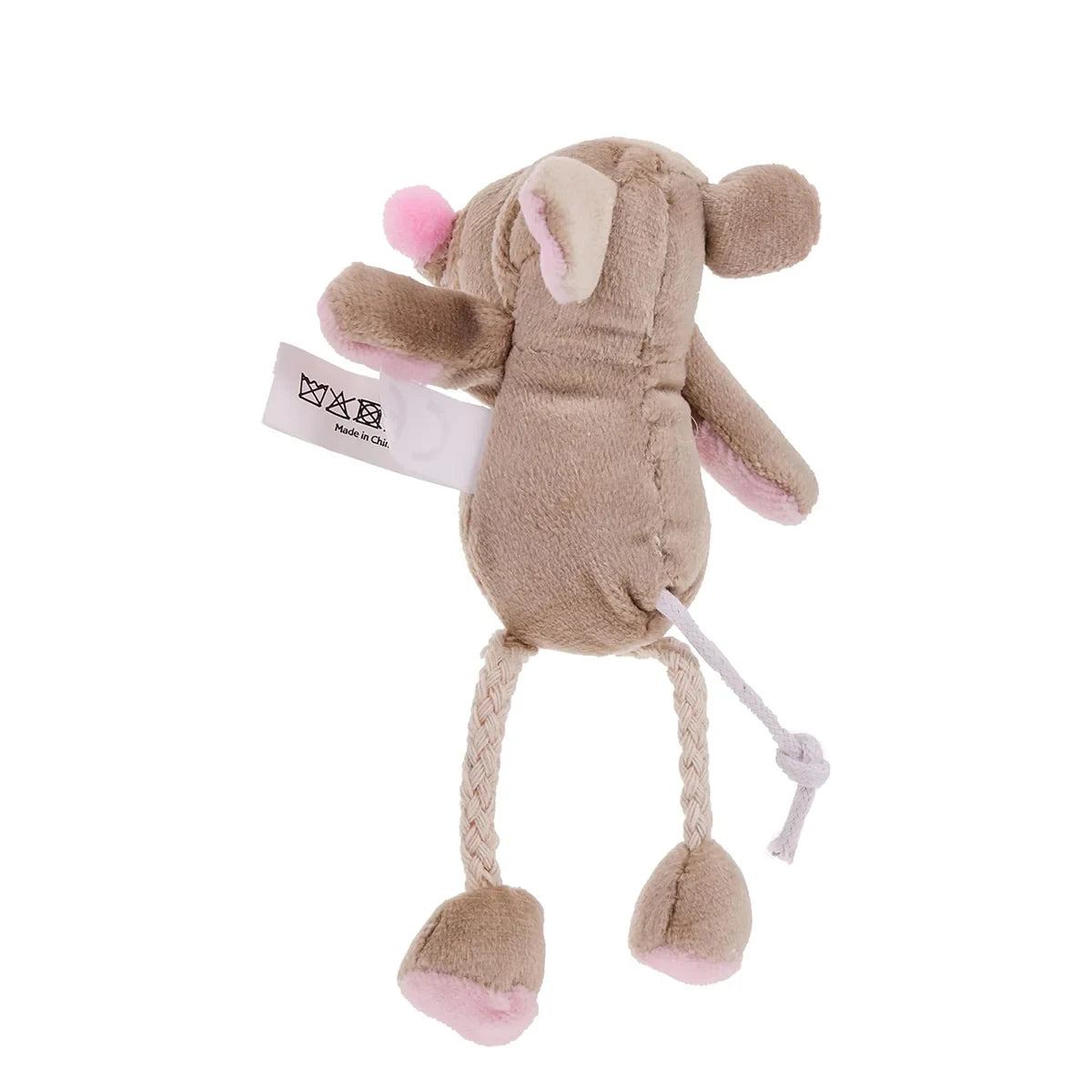 Trixie Mouse Plush Catnip Toy for Cats-11cm-Beige - Zigly