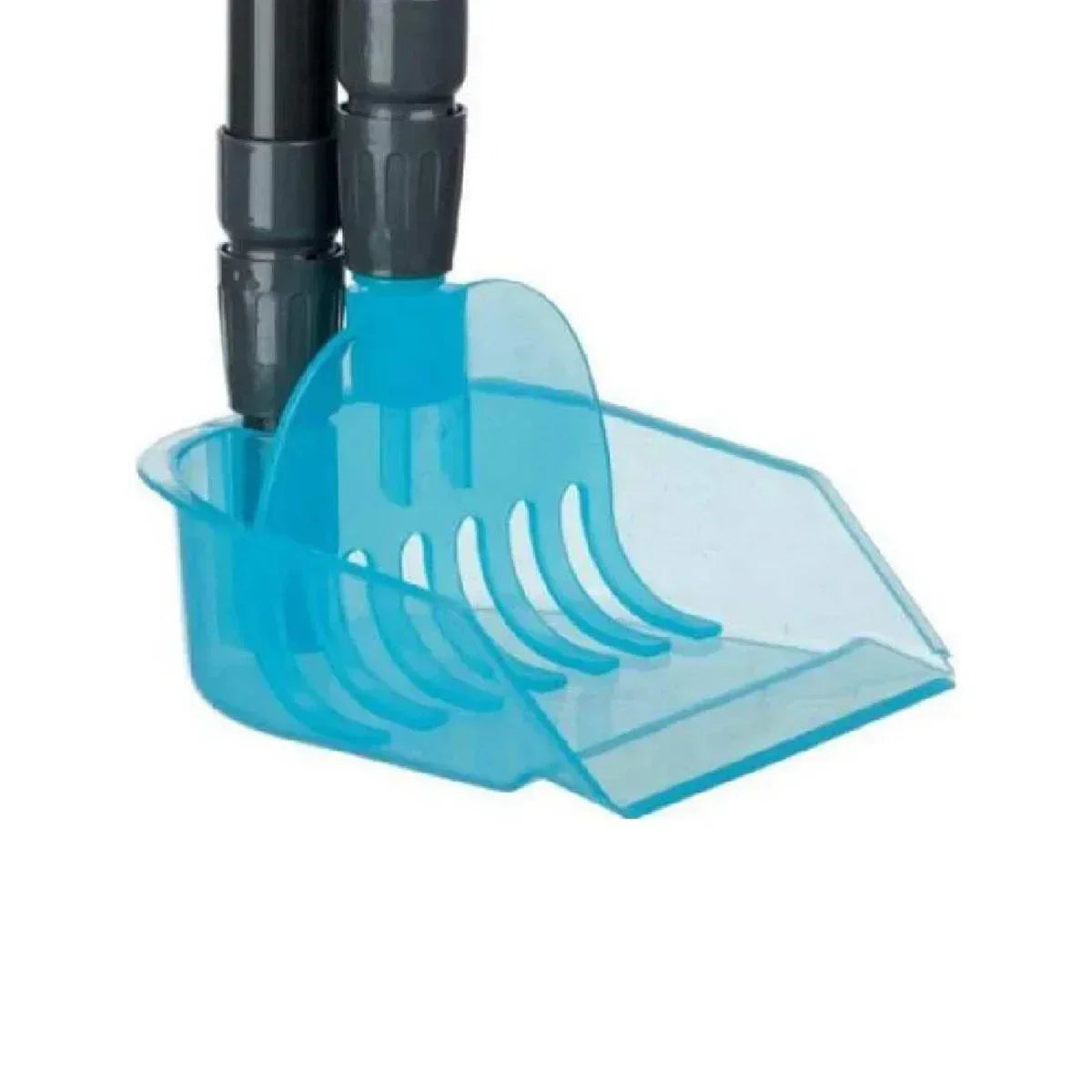 Trixie Dustpan With Rake - Grey/Blue - 57x102cm - Zigly