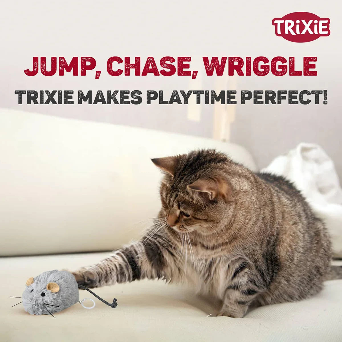 Trixie Wriggle Cat Toy - 8cm - Zigly