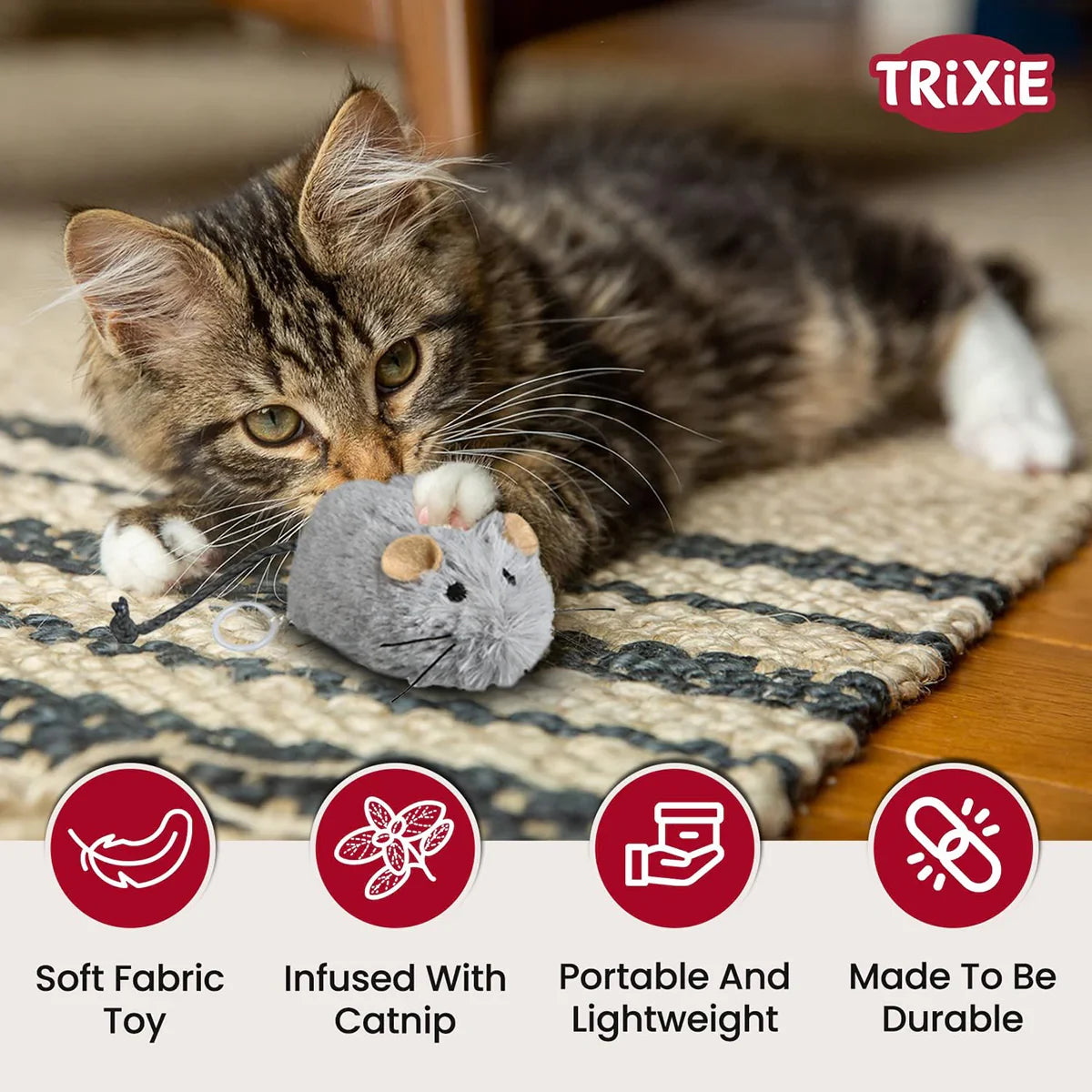 Trixie Wriggle Cat Toy - 8cm - Zigly