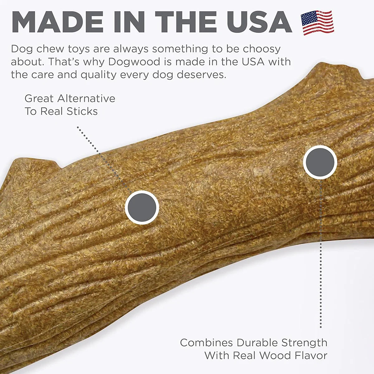 Outward Hound Dogwood Durable Stick Chew Toy - Zigly