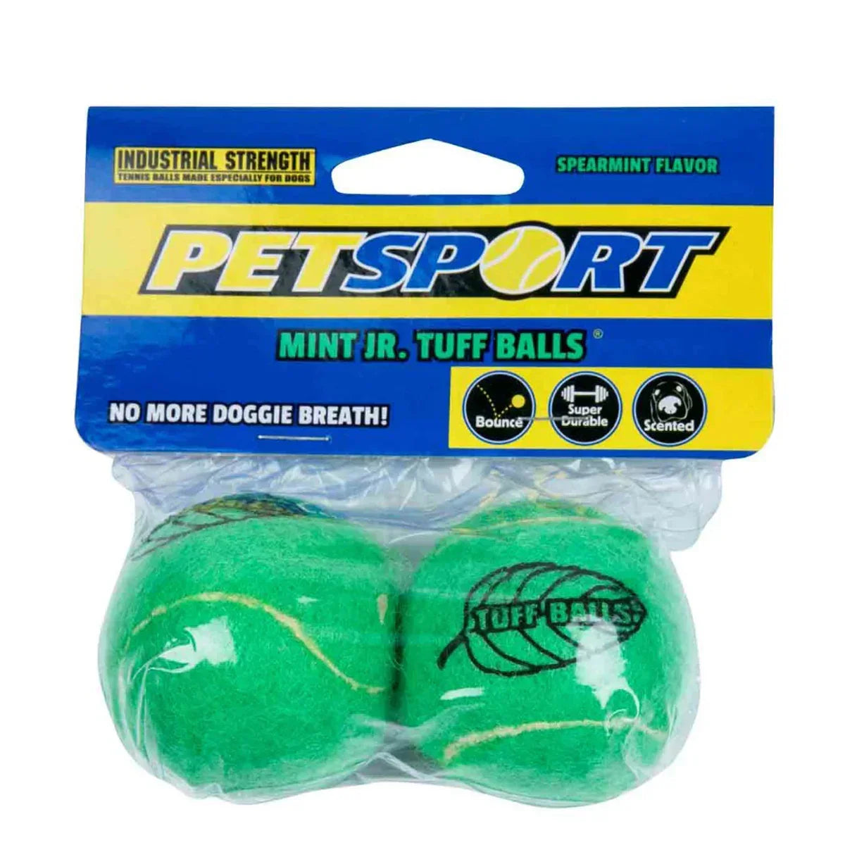 Petsport Junior Mint Tuff Balls Fetch Dog Toy - 5 cm - Zigly