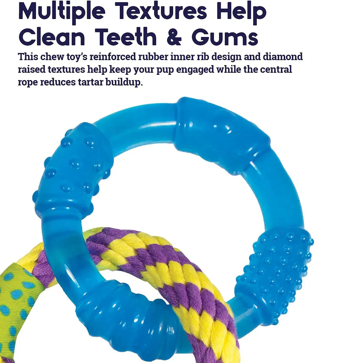 Nina Ottoson Orka Dental Links Dog Chew Toy - Zigly