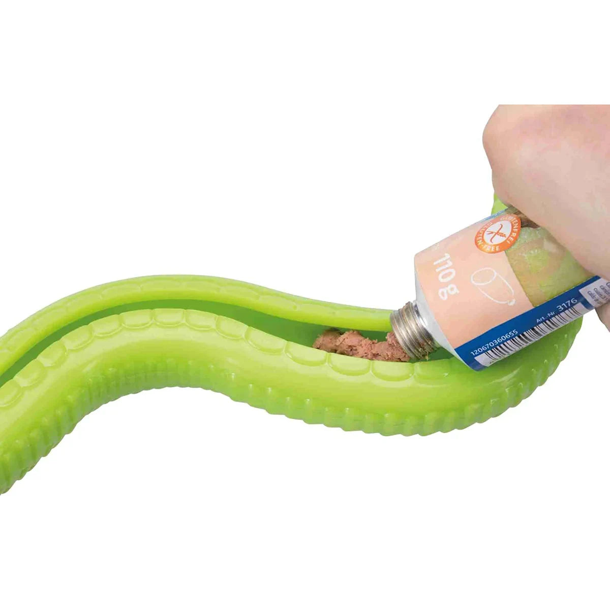 Trixie Thermoplastic Rubber Snack Snake Dog Toy - 42 cm - Zigly