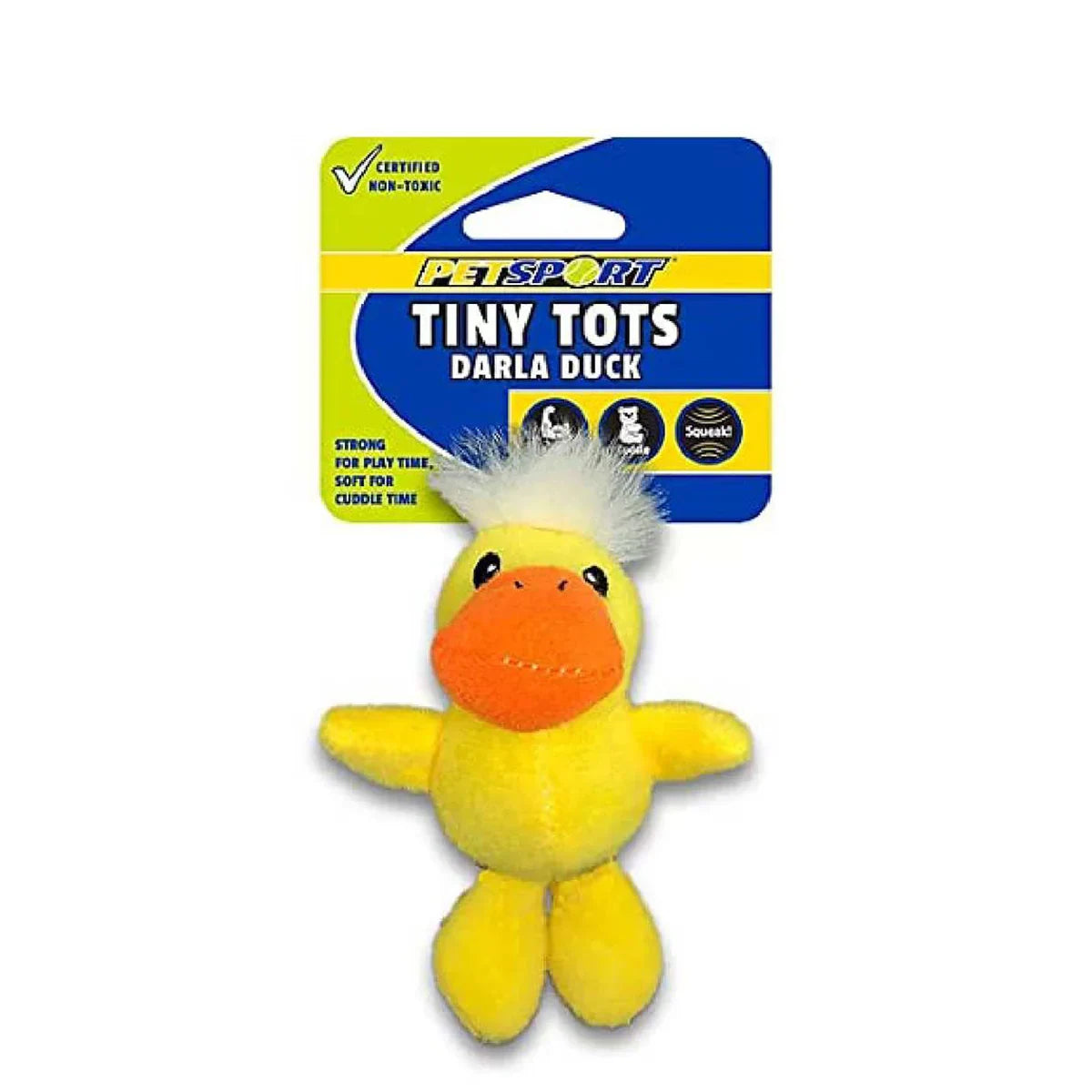 Petsport Tiny Tots Nuzzle Buddies Plush Dog Toy - Assorted - 10cm - Zigly