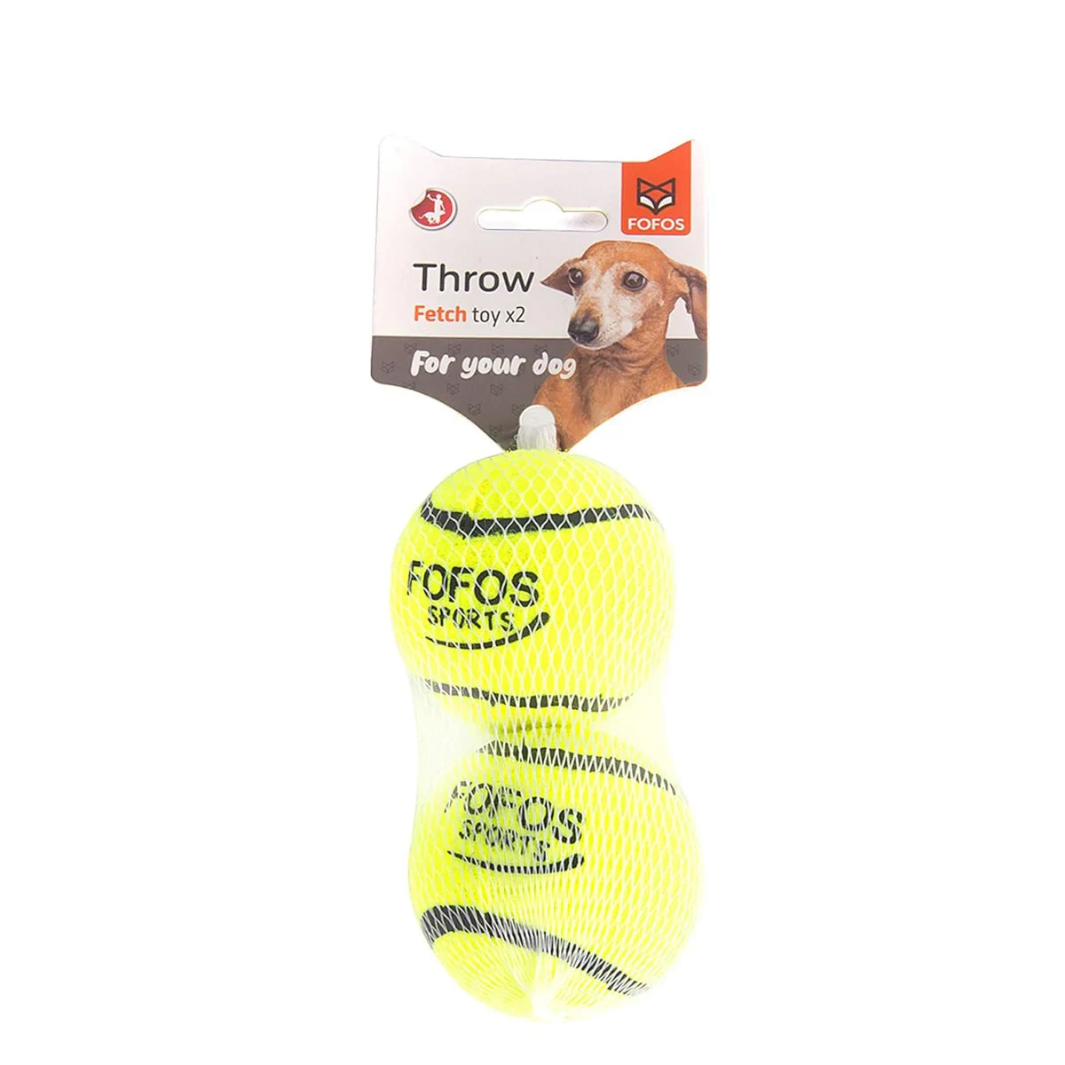Fofos Sports Fetch Ball Dog Toy - Zigly