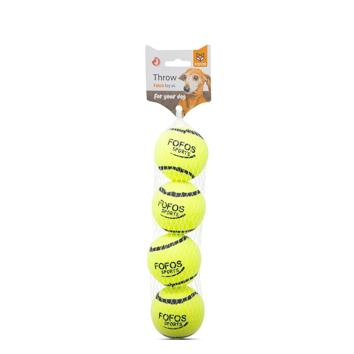 Fofos Sports Fetch Ball Dog Toy - Zigly