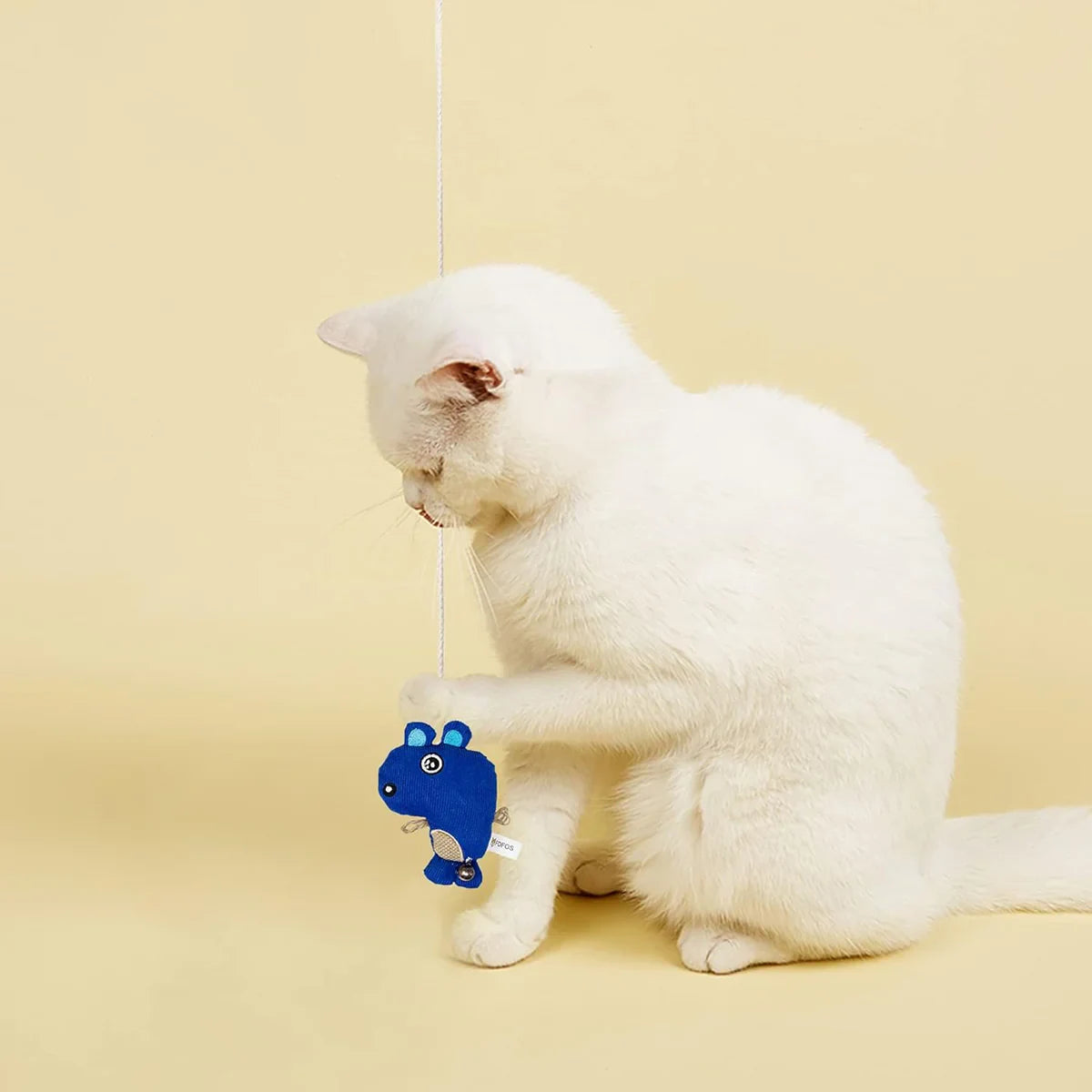 Fofos Cat Wand Toy  Beaver - Zigly