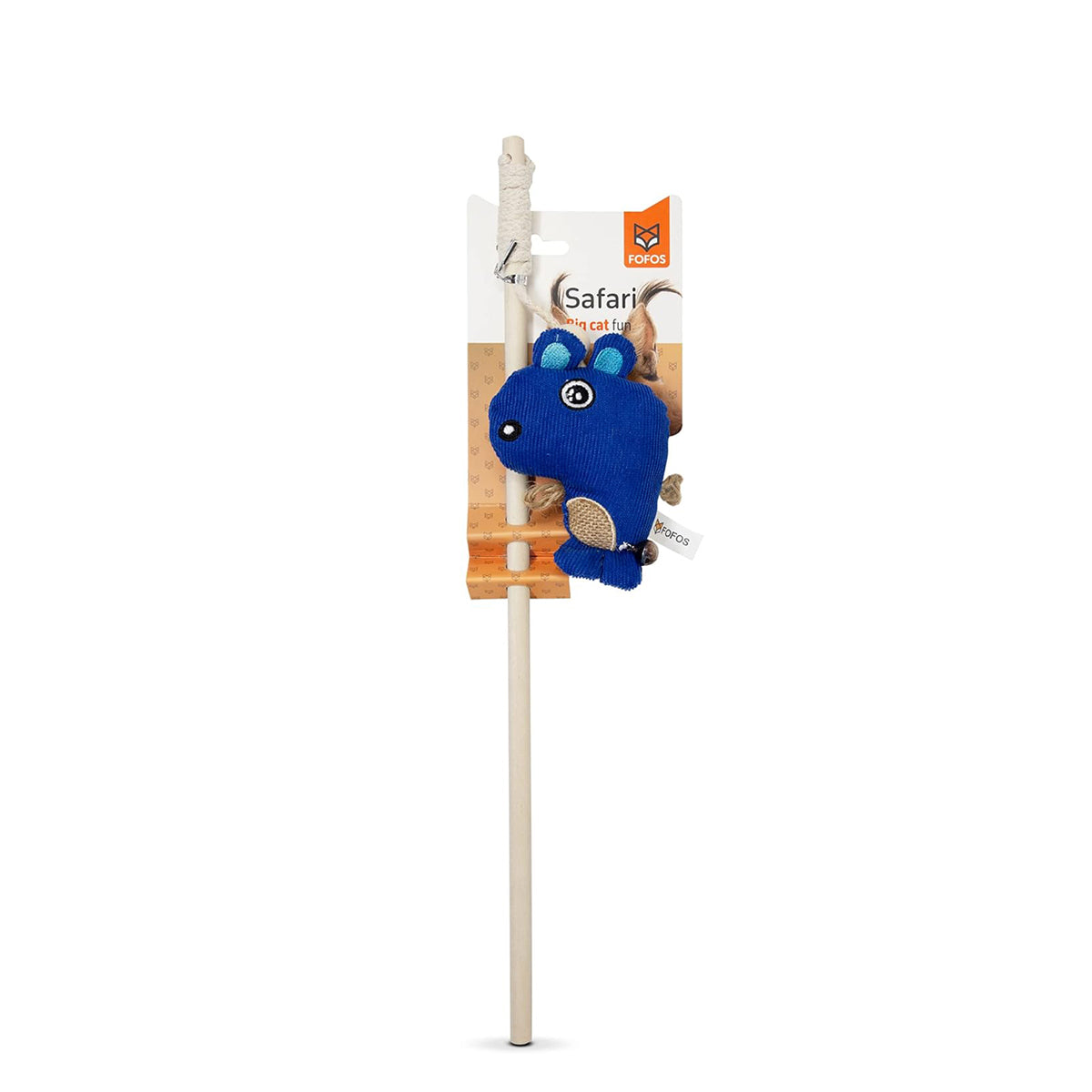 Fofos Cat Wand Toy  Beaver - Zigly