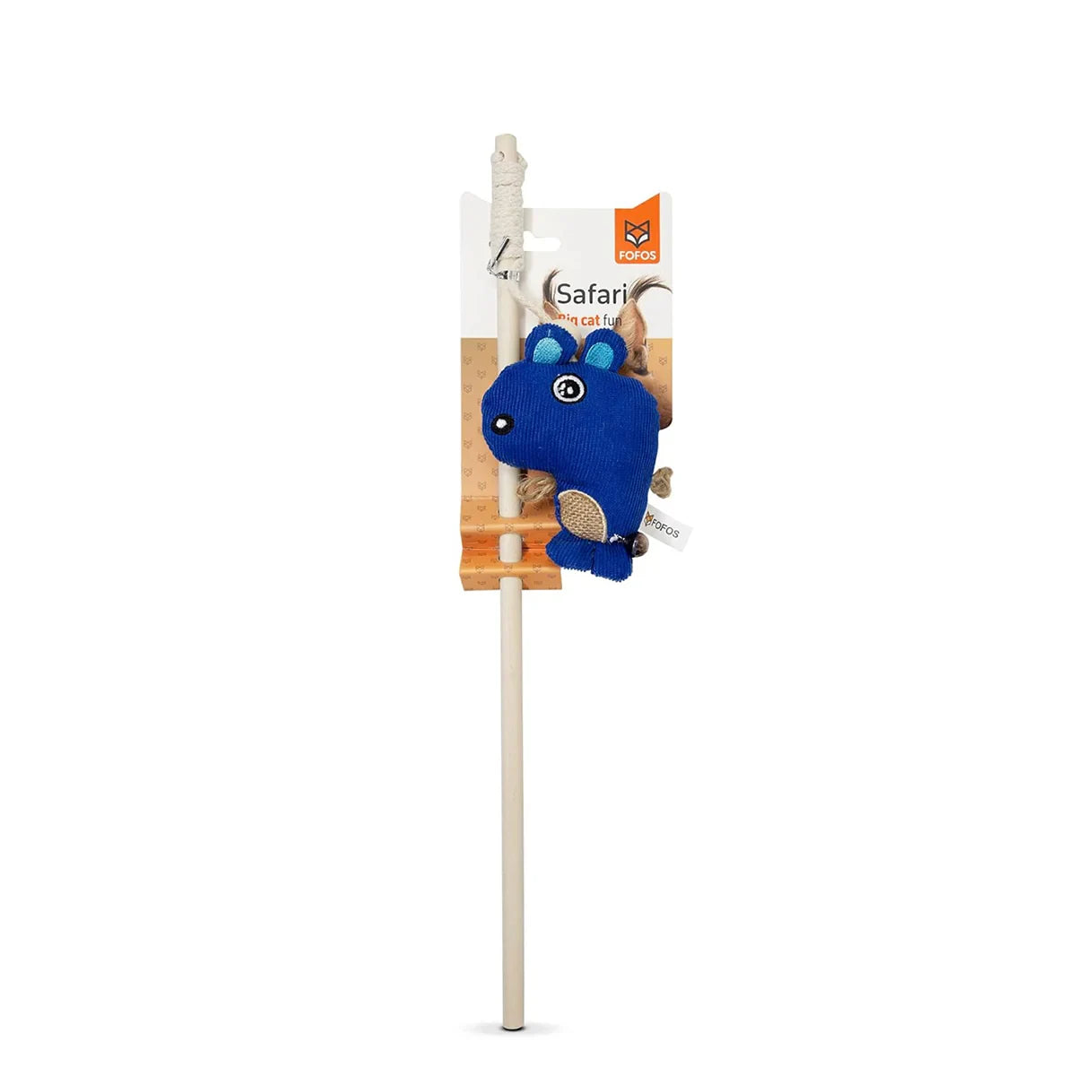 Fofos Cat Wand Toy  Beaver - Zigly