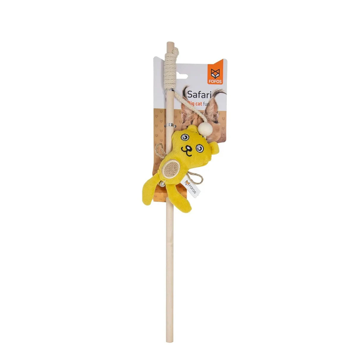 Fofos Cat Wand Toy Tiger Cat Toy - Zigly