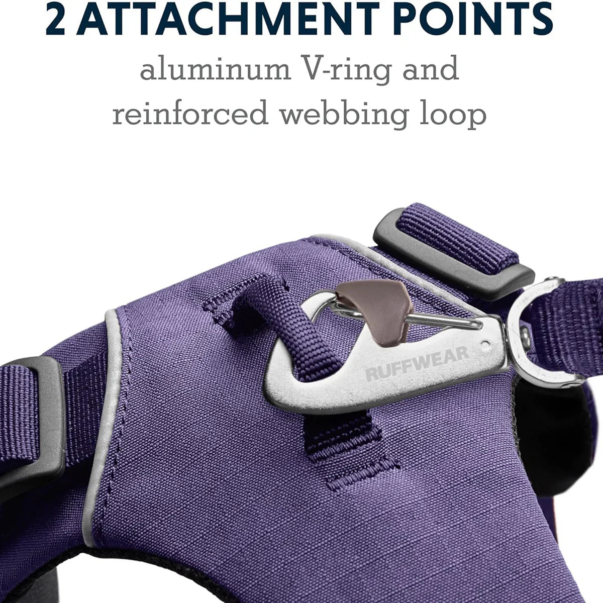 Ruffwear Front Range Harness Purple Sage - Large/Xlarge - Zigly