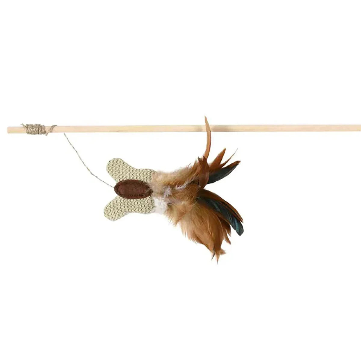 Trixie Playing Rod with Butterfly Cat Toy - 45cm - Zigly