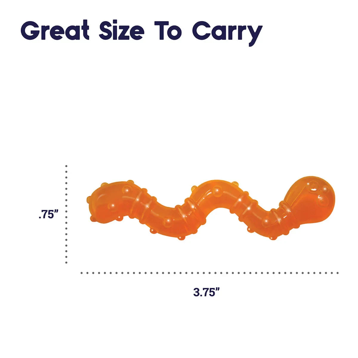 Outward Hound ORKA Kat Wiggle Worm Cat Toy - 9cm - Zigly