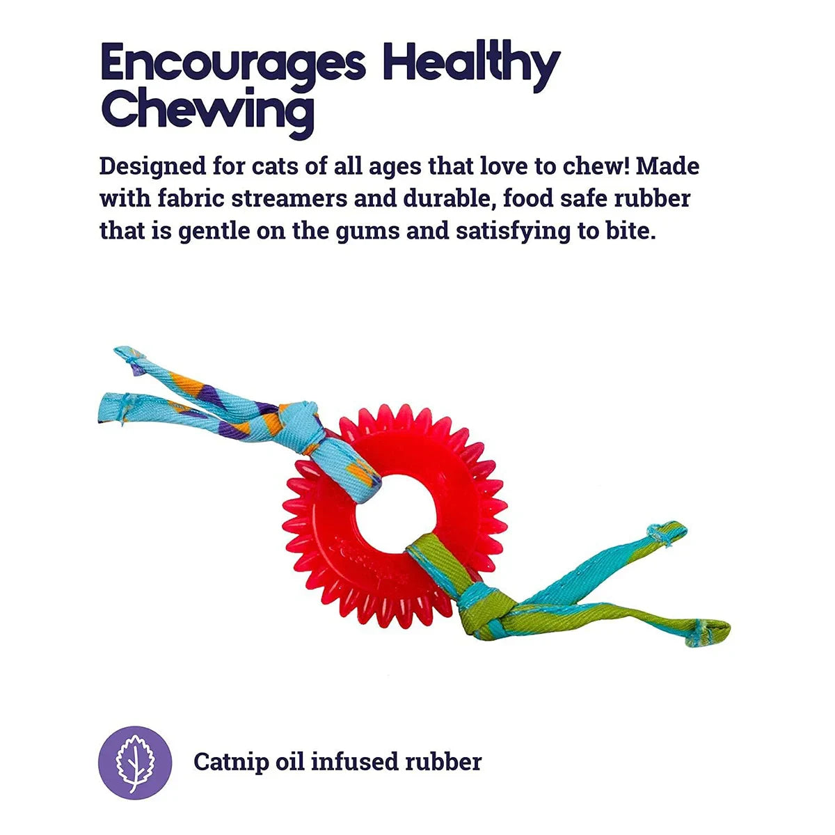 Outward Hound Kitty Chew Wheel Cat Toy - 9cm - Zigly