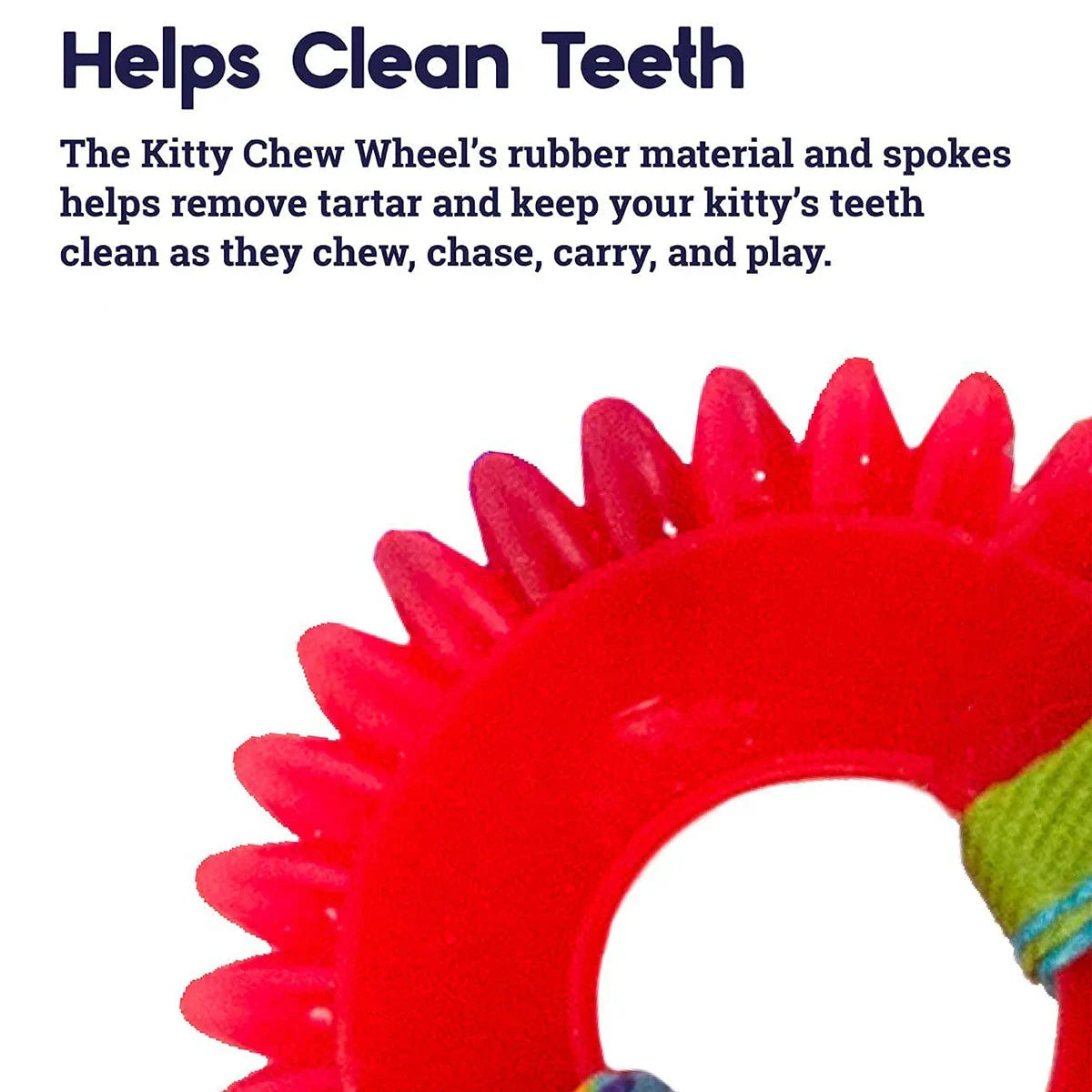 Outward Hound Kitty Chew Wheel Cat Toy - 9cm - Zigly