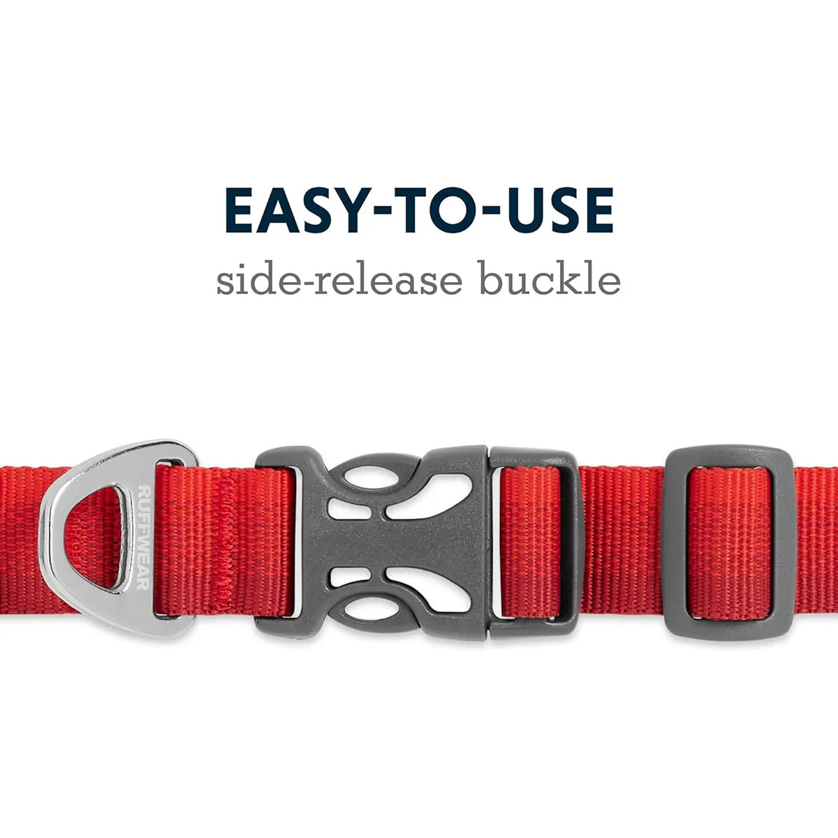 Ruffwear Front Range Collar Red Sumac Dog Collar - Zigly