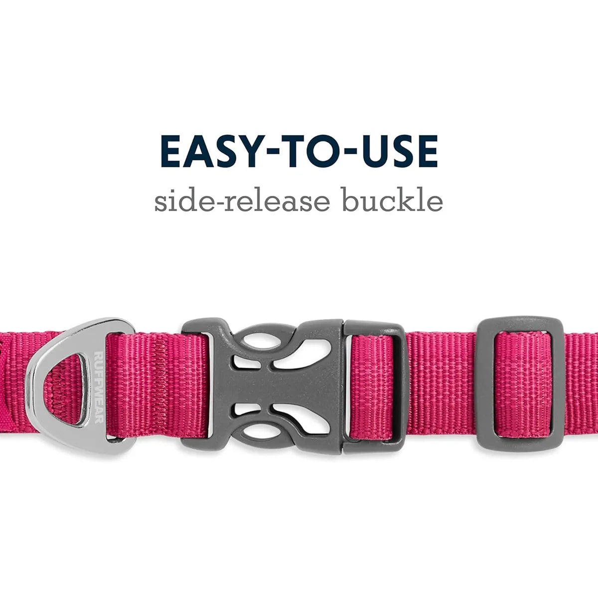 Ruffwear Front Range Collar Hibiscus Pink Dog Collar - Zigly