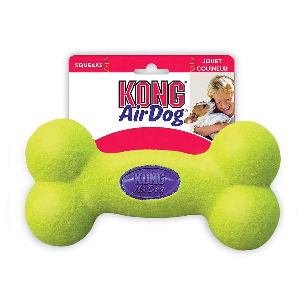 Kong AirDog Bone Squeaky Dog Toy - Zigly