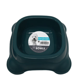 M-Pets Plastic Single Dog Bowl (Assorted Color) - Zigly