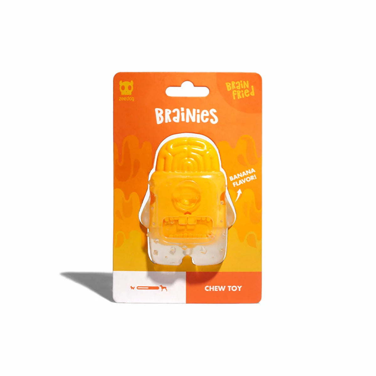 Zee Dog Brain Fried Chew Toy - Zigly