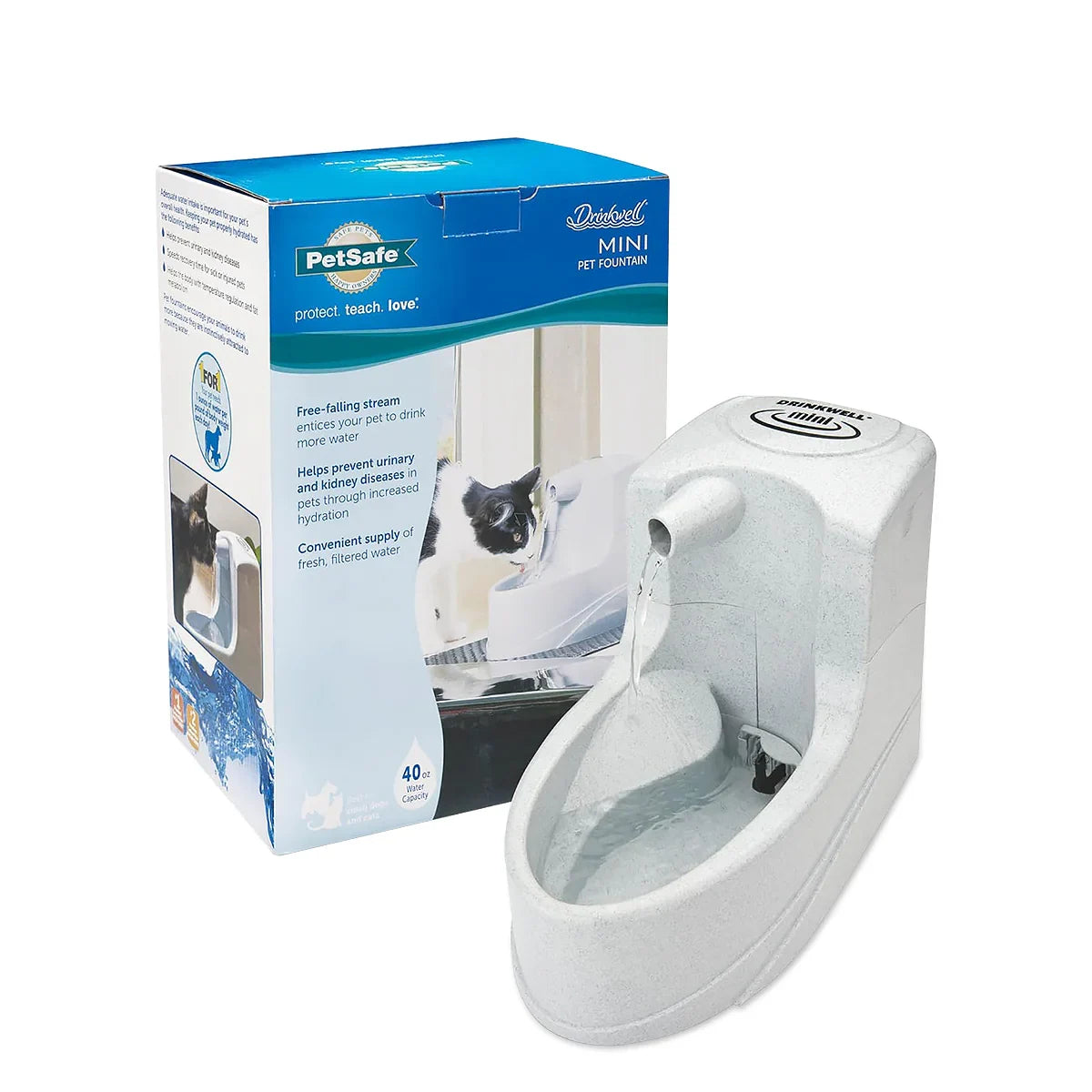 Drinkwell Mini Pet Fountain For Small Dogs & Cats - Zigly
